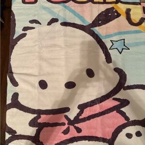 Cute helllo kitty and friends Blanket with Pink and Black Accents